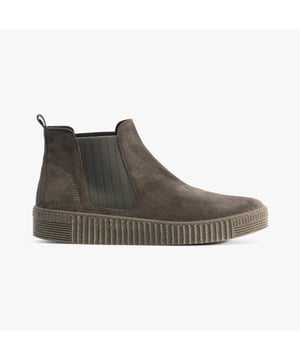 Gabor Gabor LOURDES Womens Ankle Boots Grey Upper Material: SuedeLining Material: MicrofibreSole Material: RubberClosure/Fastening: Pull-OnFeatures: Comfort,Elasticated Side PanelToe Shape: RoundShoe Width: RegularItem Weight: 0.45 KGHeel Height: Flat (Under 2.5cm)Shoe Shaft Height: AnkleBoot Style: Ankle BootsGift Boxed: NoProduct Code: 53.731.19