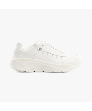 Skechers Skechers 150106/WSL D'LUX WALKER 2.0-GOLDEN STEP Womens Trainers White/Silver Upper Material: LeatherLining Material: TextileSole Material: RubberClosure/Fastening: Lace-UpFeatures: Comfort,Memory FoamToe Shape: RoundShoe Width: RelaxedItem Weight: 0.45 KGHeel Height: Low (2.5-4.9cm)Shoe Shaft Height: Low TopTrainer Style: CasualGift Boxed: NoProduct Code: 150106/WSL