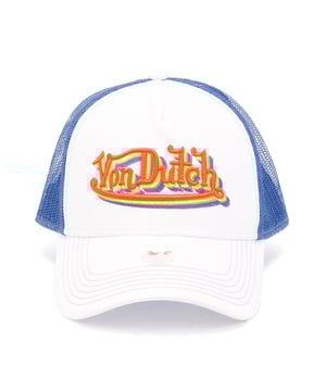 Iconische Trucker Cap mit Baumwoll-Twill-Krone und Schirm. Das Polyester-Mesh im Rücken sorgt für Atmungsaktivität, während der leicht gebogene Schirm einen Hauch von Flair hinzufügt. Mit dem Rainbow-Design-Logo von Heritage prominently auf der Vorderseite.