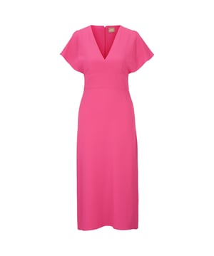 Boss Dawinga Dress in roze.- V-hals.- Korte mouwen.- Samenstelling: 72% acetaat 28% viscose.- Ref: 50488660661