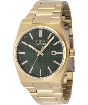 El Invicta 48399 tiene una caja de acero inoxidable de 40 millimetros con una esfera verde.
Esta modelo funciona con un movimiento de Cuarzo preciso.
Resistencia a la presión de aqua de 5 bares.
Este modelo es parte de la colección Invicta Speedway.

2 años de garantía Invicta.