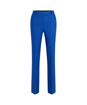 flared slim fit - regular rise - button and zip closure