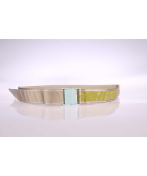 Off White Industrial Belt in camel.- Tone in tone buckle.- Off-White™ BELT carved on buckle.- Ref: OWRB0090026255