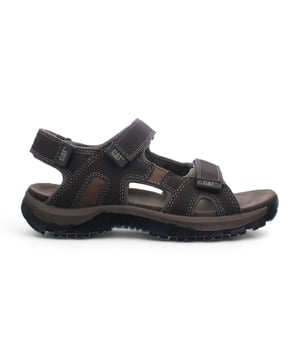 Las sandalias de cuero Caterpillar Giles para hombre combinan durabilidad y comodidad para usarlas todo el día. Fabricadas en cuero de primera calidad con correas ajustables, ofrecen un ajuste seguro y personalizado. La plantilla acolchada garantiza una comodidad superior, mientras que la resistente suela de goma proporciona un agarre excelente en diversas superficies. Ligeras y transpirables, estas sandalias son perfectas para salidas de verano, paseos casuales o aventuras al aire libre. Características principales: Parte superior de cuero de primera calidad: resistente y elegante para un uso prolongado. Correas ajustables: ajuste personalizable para máxima comodidad. Plantilla acolchada: acolchado suave para un soporte duradero. Ligeras y transpirables: perfectas para climas cálidos. Suela de goma duradera: proporciona excelente tracción y agarre. Diseño versátil: ideal para uso casual, al aire libre y para viajes.