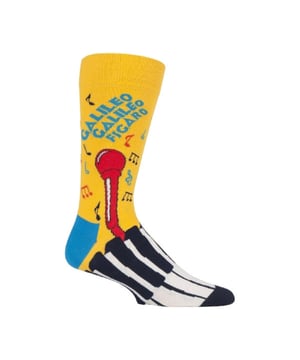 Happy Socks Queen Socks: Happy Socks are a popular brand providing a high-quality sock that combines unique designs and craftsmanship. Mikael Söderlindh and Viktor Tell had a vision to spread happiness by turning an everyday essential into a colorful design piece. In 2008, socks were just socks. White, grey and black pieces of textile that were nowhere close to the fashionable and creative design piece they could become. The world’s most comfortable and colorful tool for spreading happiness was born. This concept is now brought to life by Happy Socks’ talented team of creatives. Today, Happy Socks has reached 90 countries and every continent. With Concept Stores all around the world, from LA to Tokyo, Happy Socks can be found in over 10,000 top fashion apparel boutiques. These socks are made from a soft, high quality combed cotton rich blend and in a fine gauge knit for versatile wear. Finished with a comfortable smooth toe seam, these socks feature standard cuffs, and are officially licensed limited edition socks. They come in a pack of 1 pair. They are machine washable at 40. They are made from 86% Cotton 12% Polyamide 2% Elastane. Extra Product Details: - Queen Socks by Happy Socks - Bohemian Rhapsody - We Will Rock You - Radio Ga Ga Socks - Colour Block Design - Unique and Funky Patterns - 1 Pair Pack - Machine washable at 40 - 86% Cotton 12% Polyamide 2% Elastane.