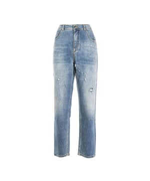 Ontdek de Reign jeans voor dames, gemaakt met toewijding voor kwaliteit en aandacht voor detail. Deze met trots in Italië gemaakte jeans vertegenwoordigen de uitmuntendheid van de Italiaanse productie en combineren traditioneel vakmanschap met hoogwaardige materialen. Een duurzaam kledingstuk dat elke garderobe verfraait met ingetogen elegantie.