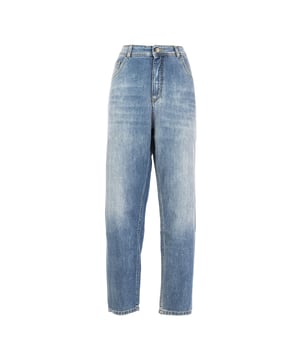 Ontdek de Reign jeans voor dames, gemaakt met toewijding voor kwaliteit en aandacht voor detail. Deze met trots in Italië gemaakte jeans vertegenwoordigen de uitmuntendheid van de Italiaanse productie en combineren traditioneel vakmanschap met hoogwaardige materialen. Een duurzaam kledingstuk dat elke garderobe verfraait met ingetogen elegantie.