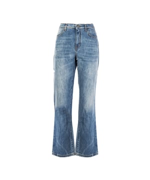 Ontdek de Reign jeans voor dames, gemaakt met toewijding voor kwaliteit en aandacht voor detail. Deze met trots in Italië gemaakte jeans vertegenwoordigen de uitmuntendheid van de Italiaanse productie en combineren traditioneel vakmanschap met hoogwaardige materialen. Een duurzaam kledingstuk dat elke garderobe verfraait met ingetogen elegantie.