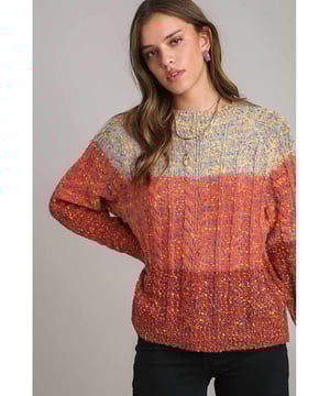 Suéter de punto con bolas de lana de confeti multicolor
  Acentos de bolas de lana de confeti caprichosos para un toque festivo
  Construcción de punto para calidez y comodidad
  Mangas largas para mayor cobertura y calidez
Material: 50% Poliéster 30% Acrílico 20% Poliamida