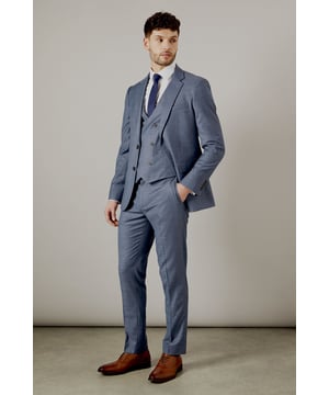 Slim fit design for a modern, tailored silhouette
        Versatile semi-plain fabric suitable for various occasions
        Belt loops for optional accessorising
        Crisp centre crease for a polished look
        Tapered leg ending just above the shoe
    
    These Burton slim fit trousers offer a contemporary twist on classic tailoring, perfect for the discerning gent who appreciates both style and comfort. The semi-plain fabric adds subtle texture, making these trousers a versatile choice for smart-casual events or more formal occasions. Pair them with a crisp white shirt and matching jacket for a sophisticated office ensemble, or dress them down with a polo shirt for after-work drinks at the local pub. The tapered leg creates a sleek silhouette that complements both oxfords and brogues, while the belt loops allow for personalised styling. Whether you're heading to a business meeting or enjoying a weekend outing, these trousers will ensure you look effortlessly put-together. Their adaptable nature makes them an essential addition to any modern man's wardrobe, seamlessly transitioning from day to night with ease.