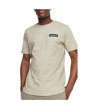Timberland Men’s T-Shirt
Style Code: TB0A6Q99-269
Style Name : SS  Woven Badge Tee
100% Cotton
Made in Bangladesh
Regular Fit 
Woven Badge Branding on the Chest
Ribbed Neck
Straight Hem
Machine Wash