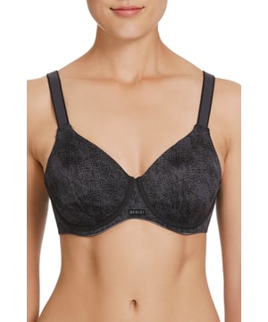 High impact sports bra developed with unique Berlei ultrasonic cup panels that minimise bulk and maximise support. Available in dark mocha, perfect for work to gym wear.