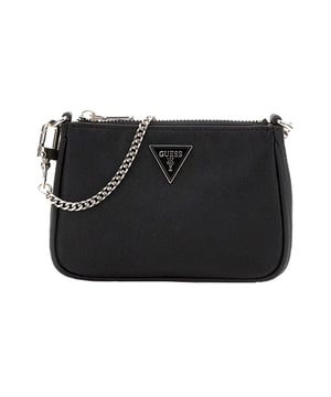 Guess Saffiano Damen Schultertasche Schwarz Polyurethan. Authentisches Gepäck der Marke Guess - Streetwear/Sportswear-Design von Guess - Guess für Frauen Fashion, perfekt für den Alltag - Guess Schultertasche in der Farbe Schwarz passt perfekt zum Rest Ihrer Garderobe - Material Polyurethan komfortabel - classic - Saffiano - -.