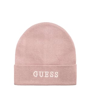 Mütze Guess Script Damen Rosa Synthétique. Authentisches Accessoire der Marke Guess - Streetwear/Sportswear-Design von Guess - Guess für modebewusste Frauen, perfekt für den Alltag - Die rosa Guess-Mütze lässt sich hervorragend mit Ihrer Garderobe kombinieren - bequemer synthetischer Stoff - klassisch - Script -