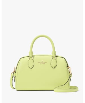 Our Crossbodies Are Perfect If You Want To Carry Your Important Things Without All The Bulk. Plus, Your Hands Are Free To Keep Up With All Your Group Texts And Grip That Vanilla Latte., Madison Saffiano Leather Dolly Duffle Crossbody, Metal Pinmount Logo,  Length: 23.00 Cm,  Width: 12.00 Cm,  Height: 11.90 Cm