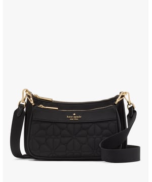 Our Crossbodies Are Perfect If You Want To Carry Your Important Things Without All The Bulk. Plus, Your Hands Are Free To Keep Up With All Your Group Texts And Grip That Vanilla Latte., Duet Spade Flower Quilted Poly Small Crossbody