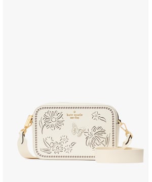 Our Crossbodies Are Perfect If You Want To Carry Your Important Things Without All The Bulk. Plus, Your Hands Are Free To Keep Up With All Your Group Texts And Grip That Vanilla Latte., Madison Festival Floral Perf Mini Camera Bag,  Length: 5.59 Cm,  Width: 19.30 Cm,  Height: 12.70 Cm