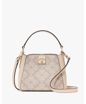 Our Crossbodies Are Perfect If You Want To Carry Your Important Things Without All The Bulk. Plus, Your Hands Are Free To Keep Up With All Your Group Texts And Grip That Vanilla Latte., Spade Flower Spade Flower Pvc Mini Top Handle Crossbody,  Length: 7.42 Cm,  Width: 14.73 Cm,  Height: 12.70 Cm