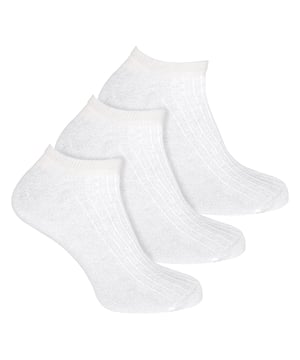 Kids 3 Pack 100% Cotton Trainer Socks: When it comes to comfort, everyone agrees that the best bet is cotton due to its natural softness and moisture-wicking properties. Every man needs a pair of super comfortable and practical socks in his life. These 100% cotton socks provide just that!. These kids socks are made from a soft and breathable cotton fabric for a super-soft feel. They feature a low cut trainer style, making them perfect for casual or formal wear. The moisture-wicking properties will keep your feet cool and dry throughout the day, ensuring you stay fresh. These socks also have a loose top, which ensures that you do not end up with any nasty constriction rings around your ankles after prolonged use. These premium quality socks are 100% Cotton, which means they are extra soft and comfortable, making them perfect for wearing during long days at work or around the house. You won't suffer any nasty irritation while wearing these socks, and they will make sure that you are as comfortable as you can be! These socks are ribbed to help keep them up, and are great for everyday wear, or as light, thin pairs of socks. Everyday technology for any kids feet!. These socks come in 3 pairs, are available in sizes 9-12 UK and 12-3 UK, and are available in Black or White. They are Machine Washable. Extra Product Details: Kids 3 Pairs Cotton Socks 100% Super Soft Cotton Low Cut Trainer Length Extra Comfort Moisture Wicking 2 Colour Options: Black Or White Ribbed Design Casual Or Formal Wear Loose Top, No Irritation 2 Sizes: 9-12 UK and 12-3 UK Machine Washable