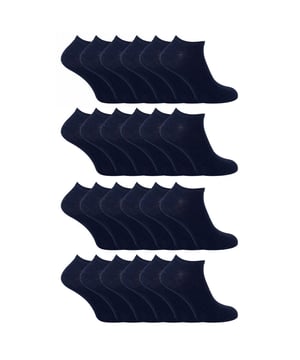 Pack de 24 pares de calcetines de algodón para niños de Snob Sock: ¿Buscas calcetines cómodos y duraderos para tus hijos? Nuestra sencilla gama de calcetines deportivos para niños ofrece una relación calidad-precio insuperable con 24 pares incluidos en cada paquete. Fabricados con un 75% de algodón, estos calcetines mantienen los pies de los más pequeños suaves y cómodos, tanto si los llevan de forma informal como si realizan actividades deportivas. El alto contenido de algodón también garantiza la transpirabilidad, permitiendo que el aire caliente escape y manteniendo los pies frescos y secos, por lo que son perfectos para el clima más cálido. . Diseñados para aumentar la comodidad, estos calcetines tobilleros presentan una costura lisa en la puntera para reducir la irritabilidad, por lo que son ideales para correr y hacer deporte. Disponibles en negro, gris y blanco, y en dos tallas: 9-12 UK y 12-3 UK, estos calcetines se pueden lavar a máquina para facilitar su cuidado. . Detalles adicionales del producto: - Calcetines entrenadores de algodón para niños - Paquete de 24 pares - Algodón suave - Absorben la humedad - Transpirables - Disponibles en negro, gris y blanco - 2 tallas en 9-12 UK y 12-3 UK - Lavables a máquina