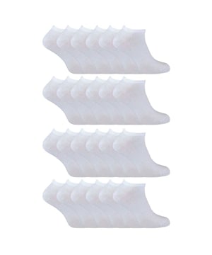 Pack de 24 pares de calcetines de algodón para niños de Snob Sock: ¿Buscas calcetines deportivos duraderos y cómodos para tus hijos? Nuestra sencilla gama de calcetines deportivos para niños ofrece una relación calidad-precio insuperable con 24 pares incluidos en cada paquete. Fabricados con un 75% de algodón, estos calcetines mantienen los pies de los más pequeños suaves y cómodos, tanto si los llevan de forma informal como durante actividades deportivas. El alto contenido de algodón también garantiza la transpirabilidad, permitiendo que el aire caliente escape y manteniendo los pies frescos y secos, por lo que son perfectos para el clima más cálido. . Diseñados para aumentar la comodidad, estos calcetines tobilleros presentan una costura lisa en la puntera para reducir la irritabilidad, por lo que son ideales para correr y hacer deporte. Disponibles en negro, gris y blanco, y en dos tallas: 9-12 UK y 12-3 UK, estos calcetines se pueden lavar a máquina para facilitar su cuidado. . Detalles adicionales del producto: - Calcetines entrenadores de algodón para niños - Paquete de 24 pares - Algodón suave - Absorben la humedad - Transpirables - Disponibles en negro, gris y blanco - 2 tallas en 9-12 UK y 12-3 UK - Lavables a máquina