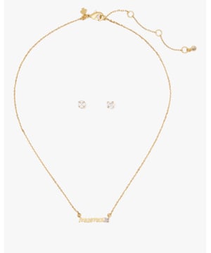 The Finishing Touch To Your Outfit. And The Reason For All The Oohs And Aahs., Pendant And Studs Set - Boxed