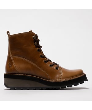 Fly London HAZI147FLY Womens Boots Camel

  
 *   Upper Material: Leather 
 *  Lining Material: Microfibre 
 *  Sole Material: Rubber 
 *  Closure/Fastening: Lace-Up 
 *  Features: Comfort 
 *  Heel Type: Wedge 
 *  Toe Shape: Round 
 *  Shoe Width: Regular 
 *  Item Weight: 0 KG 
 *  Heel Height: Low (2.5-4.9cm) 
 *  Shoe Shaft Height: Ankle 
 *  Boot Style: Ankle Boots 
 *  Gift Boxed: No  Product Code: P211147003