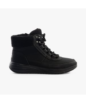 Skechers 144756/BBK ON-THE-GO STELLAR - ALPINE ADVENTURE Womens Boots Black

  
 *   Upper Material: Leather/Synthetic 
 *  Lining Material: Warm Lined 
 *  Sole Material: Rubber 
 *  Closure/Fastening: Lace-Up 
 *  Features: Comfort,Waterproof 
 *  Toe Shape: Round 
 *  Shoe Width: Relaxed 
 *  Item Weight: 0 KG 
 *  Heel Height: Low (2.5-4.9cm) 
 *  Shoe Shaft Height: Ankle 
 *  Boot Style: Ankle Boots 
 *  Gift Boxed: No  Product Code: 144756/BBK