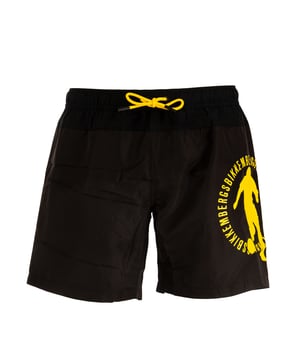 Entdecke den Sommer mit Stil mit dem Modell Medium Boardshort von BIKKEMBERGS. Dieses unverzichtbare Modell ist mit einer markanten Grafik des Markenlogos auf demrechten Bein und verleiht ihm einen unverwechselbaren Charakter. Das schlichte, aber elegante zweifarbige Muster macht diese Boardshort vielseitig und passend für jedeSommer geeignet. Sie ist aus hochwertigen Materialien gefertigt, die sowohl im als auch außerhalb des Wassers für Komfort und Haltbarkeit sorgen. Perfekt für den modernen Mann, der einen raffinierten Lookund sportlichen Look sucht.