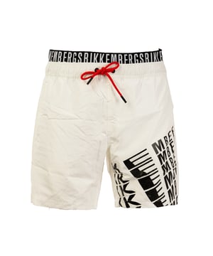 Verhoog je stijl met de BIKKEMBERGS model Medium Boardshort. Gekenmerkt door een effen kleur die een tijdloze elegantie uitstraalt.heeft zijpatronen die een vleugje originaliteit en dynamiek toevoegen aan je zomerse look. De perfecte optie voor de man die een balans zoekttussen klasse en moderniteit.