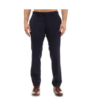 Mens BOSS C-Genius Trousers in blue.- Zip fly with hook closure.- Side pockets.- Belt loops.- Slim fit.- 100% Virgin Wool.- Ref: 50296881420