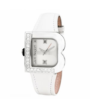Laura Biagiotti LB0001L-07Z - Reloj para mujer cuarzo acero inoxidable• material: acero inoxidable• cristal: minèral• pulsera: cuero• correa: plateado• resistencia al agua: 0 m (0 ATM)• tamaño de la caja: 33 mm