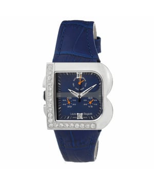 Laura Biagiotti LB0002L-AZ - Reloj para mujer cuarzo acero inoxidable• material: acero inoxidable• cristal: minèral• pulsera: cuero• correa: plateado• resistencia al agua: 0 m (0 ATM)• tamaño de la caja: 35 mm