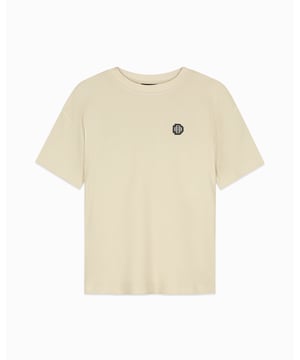 75 % Polyester | 25 % Baumwolle Lockere Passform Rundhalsausschnitt Waffelstoff Monogramm-Patch auf der linken Brust Kann mit der Monogramm Waffle Short kombiniert werden
