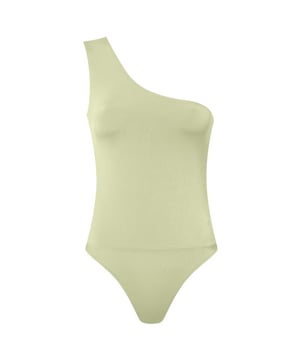 Ungrundiert, doppelter Anstrich. Eine Schulter, Druckknöpfe unten. Ein zeitloses, ergänzendes Lounge-Stück. 95 % Polyester, 5 % Lycra