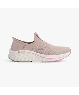 Skechers Skechers 129611/MVE MAX CUSHIONING ELITE 2.0 - Womens Trainers Mauve Upper Material: TextileLining Material: TextileSole Material: RubberClosure/Fastening: Slip-OnFeatures: Comfort,Memory FoamToe Shape: RoundShoe Width: RelaxedItem Weight: 0.45 KGHeel Height: Low (2.5-4.9cm)Shoe Shaft Height: Low TopTrainer Style: CasualGift Boxed: NoProduct Code: 129611/MVE
