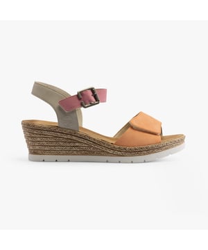 Rieker 61960-90 Womens Sandals Multi

 Upper Material: Synthetic

Lining Material: Textile

Sole Material: Synthetic

Closure/Fastening: Buckle,Touch Fasten

Features: Comfort,Breathable

Heel Type: Wedge

Shoe Width: Relaxed

Item Weight: 1 KG

Heel Height: Medium (5-7.4cm)

Sandal Style: Sandals

Gift Boxed: No
Product Code: 61960-90