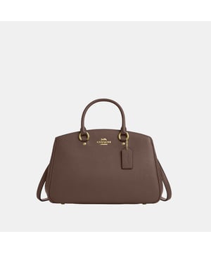 Savannah Carryall in Refined Pebble Leather, Four protective feet at base, Inside multifunction pocket
 Center zip compartment,  Length: 35.50 cm,  Width: 12.50 cm,  Height: 22.50 cm