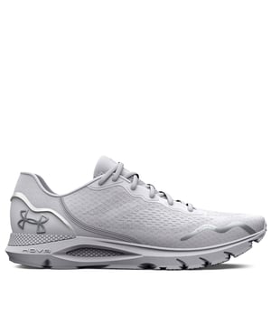 Best for: Everyday runs with a light feelEngineered mesh upper with seamless forefoot for comfort & breathabilityExternal heel counter for lightweight structure & added lockdown3D-molded sockliner cradles the foot for enhanced step-in comfortResponsive UA HOVR™ cushioning reduces impact  returns energy & helps propel you forwardCombination of carbon rubber & blown rubber in the outsole for strategic durability & lightweight reboundUpdated outsole design has flexibility where you need it & disperses impact efficiently for a smooth ride