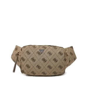 Sac banane Guess 4G Multiple Herren Braun Synthetik. Authentisches Gepäckstück der Marke Guess - Streetwear/Sportswear-Design von Guess - Guess für Herren, perfekt für den Alltag - Die braune Sac banane von Guess passt hervorragend zu Ihrem restlichen Kleiderschrank - bequeme Synthetikmaterial - klassisch - 4G Multiple -