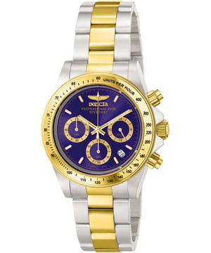 El Invicta 3644 tiene una caja de acero inoxidable de 39 millimetros con una esfera azul.
Esta modelo funciona con un movimiento de Cuarzo preciso.
Resistencia a la presión de aqua de 20 bares.
Este modelo es parte de la colección Invicta Speedway.

2 años de garantía Invicta.