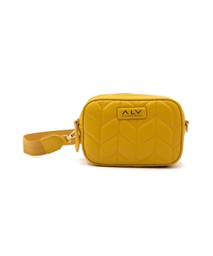 Crossbodytas voor dames met ritssluiting. twee rits- en twee open binnenzakken. één voorkant met externe zakken met ritssluiting. verstelbaar en afneembaar in stoffen schouderband. ontbrekend handvat. een binnencompartiment.  extern materiaal. 100% polyester binnenkant. Afmetingen: 21x14x8 cm. Modeproduct