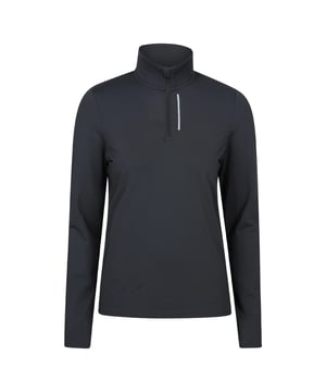88% Polyester, 12% Elastan. Gewebetechnik: Feuchtigkeitsabweisend, Schnell trocknend. Gewebe: Stretch. Design: Reflektierende Details. Zum Überziehen, mit kurzem Reißverschluss. Daumenlöcher. Langärmlig. Stehkragen. UV-Schutzfaktor: UPF 50+. 30 DE: 81,28 cm. 32 DE: 84 cm. 34 DE: 86,36 cm. 36 DE: 88,9 cm. 38 DE: 93,98 cm. 40 DE: 99 cm. 46 DE: 119,38 cm. 48 DE: 127 cm. 50 DE: 132 cm. 44 DE: 112 cm. 42 DE: 104 cm.