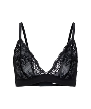 Women's Hugo Boss Lace Triangle Bra.- BOSS Womenswear bra.- Lace construction.- Adjustable shoulder strap.- Without reinforcement.- Triangle cut. Material: 90% Polyamide, 10% Elastane. Ref: 50502631001.