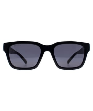 Gucci Square Womens Navy Blue Blue GG1857S  Sunglasses boasts a modern, bold silhouette with clean lines and luxurious details, offering a refined yet edgy look that elevates any outfit.