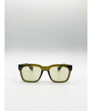 Frame Colour: Green. Lens Colour: Grey. Material: AC Lens PC Frame. One Size. SKU: SG2502317. UV 400 PROTECTION. LENS FILTER CATEGORY 2
