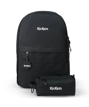 Discover the perfect blend of organization and style with the Kickers Gemini Black Backpack with Pencil Case. Designed for students, professionals, and everyday adventurers, this backpack offers smart storage solutions while keeping your essentials neatly organized. Its sleek black finish adds a modern touch, making it a versatile accessory for any outfit or occasion.
Key Features:
Integrated Pencil Case: 

A dedicated compartment to safely store your pens, pencils, and other writing tools, ensuring they’re always within reach.


Spacious Main Compartment: 

Generously sized to accommodate books, laptops, and other daily essentials, keeping your items secure and organized.


Thoughtful Organization: 

Multiple pockets and smaller compartments help separate your belongings for easy access and enhanced organization.


Durable Construction: 

Crafted from high-quality, weather-resistant materials to provide long-lasting durability and protect your gear in various conditions.


Ergonomic Comfort: 

Padded, adjustable shoulder straps and a supportive back panel ensure comfort during extended wear, making it ideal for daily commutes.


Sleek Black Aesthetic: 

A timeless, minimalist design that effortlessly pairs with any style, whether for school, work, or travel.


Elevate your everyday routine with the Kickers Gemini Black Backpack with Pencil Case—a smart, stylish solution to keep you organized and ready for any adventure.
