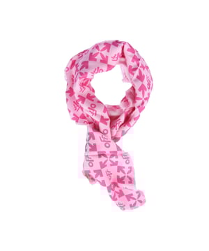 Juniors Off White Monogram Pashmina Scarf in pink.-  All-over logo.- 100% Viscose.- Ref: OGMA0030013232