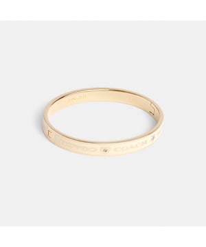 Coach Heart and Star Enamel Bangle,  Length: 6.00 cm,  Height: 5.50 cm