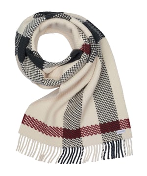 100% wol; Burberry wollen sjaal;  Model: 8079240;  Hoogwaardige afwerking;  100% wol;  franje rand;  Afmetingen (cm): 202 x 50